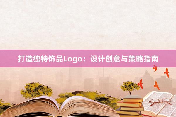 打造独特饰品Logo：设计创意与策略指南